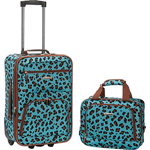 2 PC BLUELEOPARD LUGGAGE SET