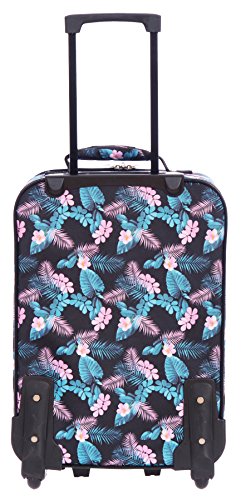 Jetstream 18 Inch Lightweight Luggage Softside Carry On Suitcase (Aloha)