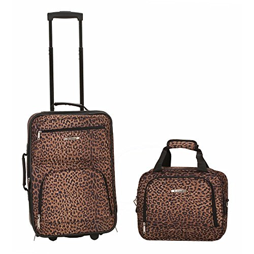2 PC LEOPARD LUGGAGE SET