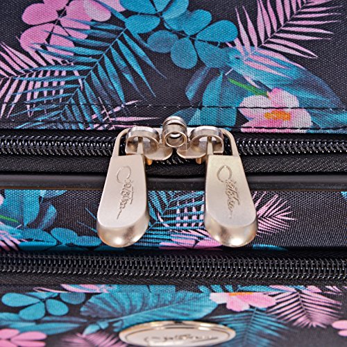 Jetstream 18 Inch Lightweight Luggage Softside Carry On Suitcase (Aloha)
