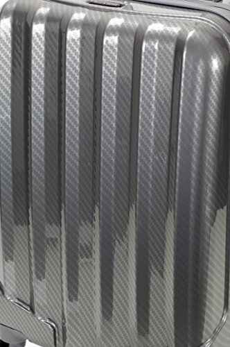 Rockland Melbourne Hardside Expandable Spinner Wheel Luggage, Sterling, Carry-On 20-Inch