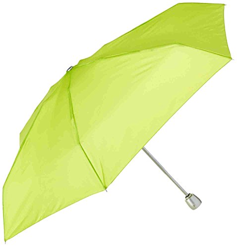 Raines by Totes Automatic Compact Umbrella with Auto Open and Close, Lime