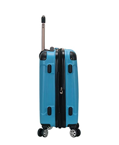Rockland London Hardside Spinner Wheel Luggage, Turquoise, 3-Piece Set (20/24/28)