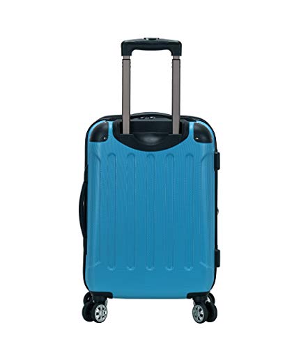 Rockland London Hardside Spinner Wheel Luggage, Turquoise, 3-Piece Set (20/24/28)