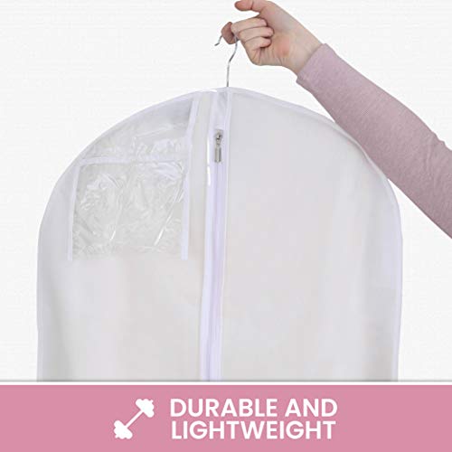 Brand New X Large White Bridal Wedding Gown Dress Garment Bag by BAGS FOR LESS