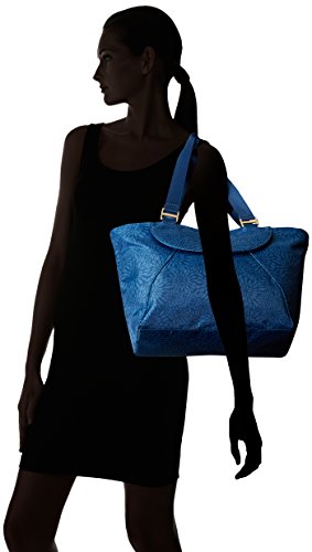 Baggallini Alberta Travel Tote Gold Hardware, Pacific Floral