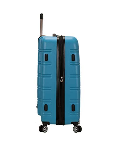 Rockland Melbourne Hardside Expandable Spinner Wheel Luggage, Turquoise, 3-Piece Set (20/24/28)