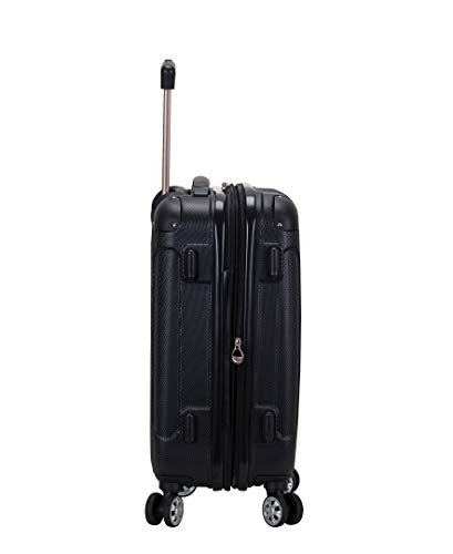 Rockland London Hardside Spinner Luggage Set, Black [20/24/28]