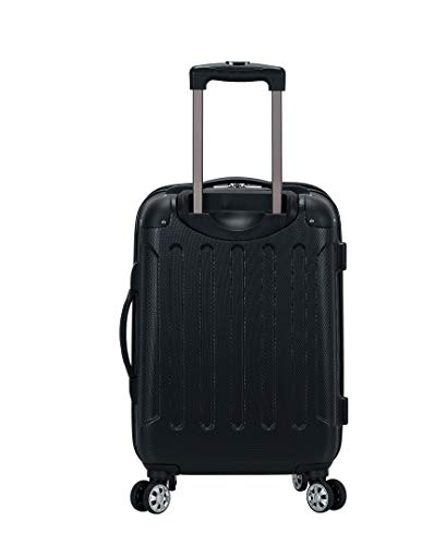 Rockland London Hardside Spinner Luggage Set, Black [20/24/28]