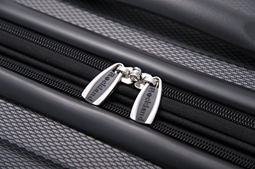 Rockland London Hardside Spinner Luggage Set, Black [20/24/28]