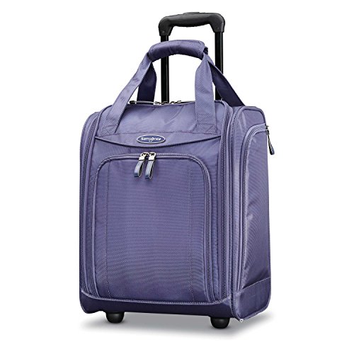 Samsonite Upright Wheeled Carry-On Underseater, Purple Cloud, Large