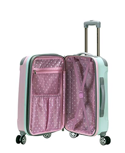Rockland London Hardside Spinner Wheel Luggage, Mint, 3-Piece Set (20/24/28)