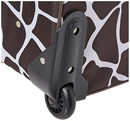 Rockland Fashion Softside Upright Luggage Set, Expandable, Giraffe, 2-Piece (14/19)