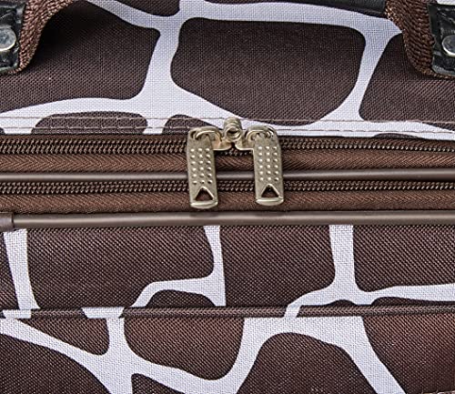 Rockland Fashion Softside Upright Luggage Set, Expandable, Giraffe, 2-Piece (14/19)