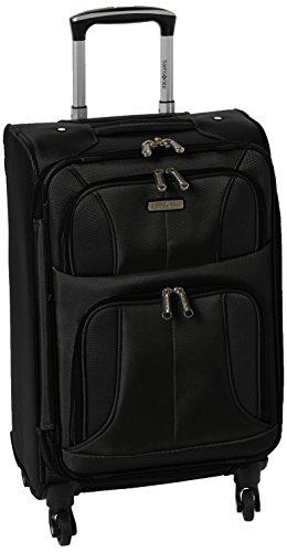 Samsonite Aspire Xlite Softside Expandable Luggage with Spinner Wheels, Black, Carry-On 20-Inch