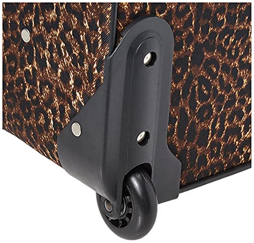 Rockland Fashion Softside Upright Luggage Set, Leopard, 2-Piece (14/19)