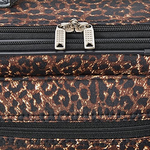 Rockland Fashion Softside Upright Luggage Set, Leopard, 2-Piece (14/19)