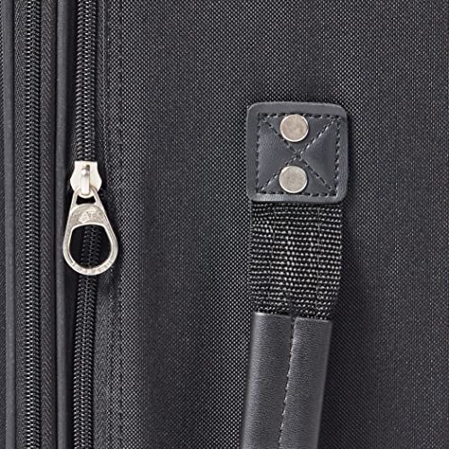 American Tourister Fieldbrook II Softside Upright Luggage, Black, 3-Piece Set (tote/21/25)