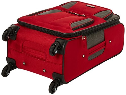 Samsonite Aspire Xlite Softside Expandable Luggage with Spinner Wheels, Red, Carry-On 20-Inch