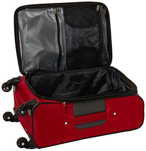 Samsonite Aspire Xlite Softside Expandable Luggage with Spinner Wheels, Red, Carry-On 20-Inch