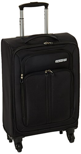 American Tourister Splash LTE Spinner 20 Carry On Luggage, Black