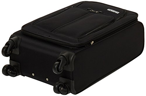 American Tourister Splash LTE Spinner 20 Carry On Luggage, Black