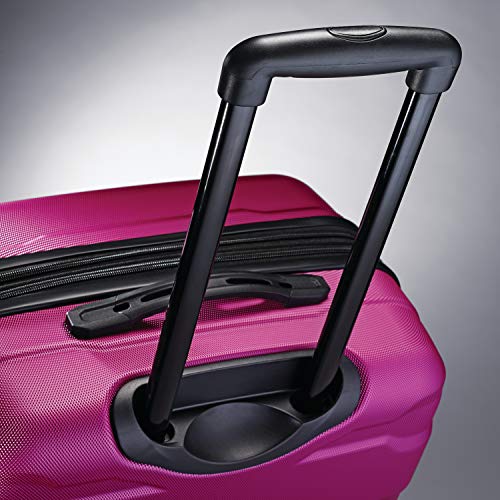 Samsonite Omni PC Hardside Expandable Luggage with Spinner Wheels, 3-Piece Set (20/24/28), Radiant Pink