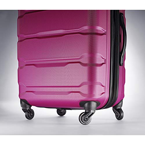 Samsonite Omni PC Hardside Expandable Luggage with Spinner Wheels, 3-Piece Set (20/24/28), Radiant Pink