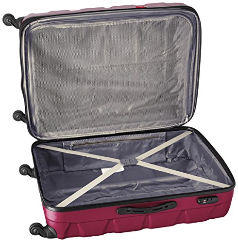 Samsonite Omni PC Hardside Expandable Luggage with Spinner Wheels, 3-Piece Set (20/24/28), Radiant Pink