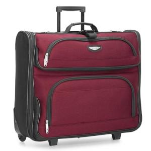 Red Rolling Garment Bag - Travel Select Amsterdam