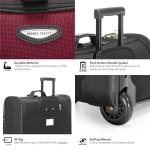 Red Rolling Garment Bag - Travel Select Amsterdam