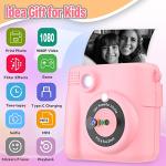 Instant Print Camera for Kids Ages 3-12