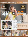 4K Autofocus Vlogging Camera with 32GB Card