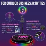 ZANOGI 360 Photo Booth Machine with Battery Pack