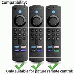 Silicone Remote Cover for Fire TV Stick 3rd Gen 2021 /Fire TV Stick 4k Max Silicone Case Anti-Slip Silicone Protective Case Silicone Sleeve with Magnetic tech(Black)