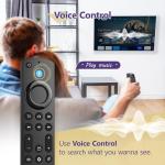 Replacement Voice Remote for Fire Smart Stick 4K/4k Max(1st/2nd Gen),Stick(2nd/3rd Gen)/Lite/HD,TV Cube,Remote for 3rd Gen,Omni,QLED Series,Some TCL,Hisense Smart TVs