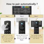 Voice Remote for Fire Smart Stick(2nd/3rd Gen,Lite,HD),TV Stick 4K/Max(1st/2nd Gen),TV Cube, TV Remote for Some Hisense, TCL, Insignia Smart TVs