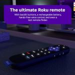 Roku Ultra - Ultimate Streaming Player - 4K Streaming Device for TV with HDR10+, Dolby Vision & Atmos - Bluetooth & Wi-Fi 6- Rechargeable Voice Remote Pro with Backlit Buttons - Free & Live TV