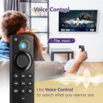 Voice Remote for Fire Smart Stick(2nd/3rd Gen,Lite,HD),TV Stick 4K/Max(1st/2nd Gen),TV Cube, TV Remote for Some Hisense, TCL, Insignia Smart TVs