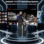 4K HDR Smart TV Stick, Ultra-Portable Android 13 Media Player, Dual-Band 5G WiFi & Voice Remote 2GB RAM 16GB ROM H313 Quad-Core for Home Theaters and Smart TV Upgrades