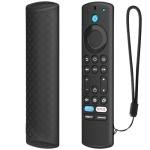 USTIYA Remote Case for 2023 Fire TV Stick 4K Max 2nd/Fir TV Omni Series/FireTV 4-Series Remote,Toshiba/Insignia FirTV/Hisense TCL TVS Silicone Protection Cover (Black)