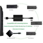 Oassuose USB Power Cable Adapter for Fire TV Stick,Powers Streaming TV Sticks Directly from T V USB Port(Eliminates AC Adapter and Very Long Power Cable)