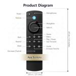 Voice Remote for Fire Smart Stick(2nd/3rd Gen,Lite,HD),TV Stick 4K/Max(1st/2nd Gen),TV Cube, TV Remote for Some Hisense, TCL, Insignia Smart TVs
