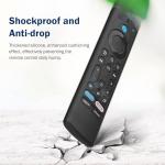 USTIYA Remote Case for 2023 Fire TV Stick 4K Max 2nd/Fir TV Omni Series/FireTV 4-Series Remote,Toshiba/Insignia FirTV/Hisense TCL TVS Silicone Protection Cover (Black)