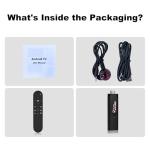 4K HDR Smart TV Stick, Ultra-Portable Android 13 Media Player, Dual-Band 5G WiFi & Voice Remote 2GB RAM 16GB ROM H313 Quad-Core for Home Theaters and Smart TV Upgrades