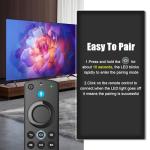 Replacement Remote with Voice Control Fit for Fire Smart TV Stick(2nd Gen/3rd Gen/HD/Lite/4K Max/4K/Cube), Smart-TV 3rd Gen, for Hisense/TCL/Onmi/Insignia/Pioneer N0t for ROKU-TV/Samsung-TV