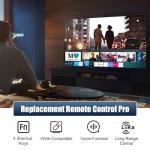 Replacement Remote with Voice Control Fit for Fire Smart TV Stick(2nd Gen/3rd Gen/HD/Lite/4K Max/4K/Cube), Smart-TV 3rd Gen, for Hisense/TCL/Onmi/Insignia/Pioneer N0t for ROKU-TV/Samsung-TV