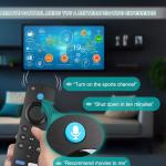 Apexnark Replacement Voice Remote Control for Fire TV Stick (3rd, 4K, Max, Lite) & Fire TV Cube (1st, 2nd) – Also Compatible with Select Pioneer Televisions and with Sharp Smart TVs