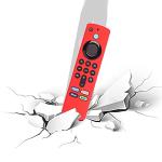 Hi Color Silicone Cover Compatible with 5.6 Inch Fire TV Stick (3rd Gen) Remote Firestick Remote Cover for Firesticksticktv Silicone Protective Case Sleeve(Pink)