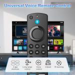 Replacement Voice Remote Control for All-Insignia-FireSeries & TV Stick(2nd/3rd Gen/4K Select/Plus/Lite/4K Max)/NS-RCFNA-21 Remote for Pioneer/Hisense/Omni-FireSeries Smart TV 3rd Gen and Cube
